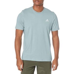 Adidas Men's Light Blue Short Sleeve Tee